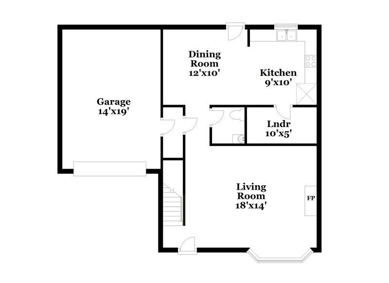 1,900/Mo, 3501 Wildhorse Dr Powder Springs, GA 30127 Floor Plan View