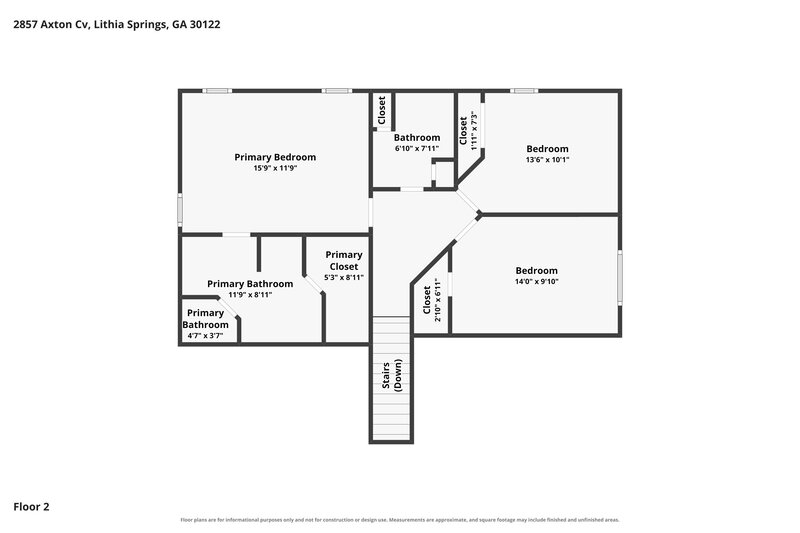 0/Mo, 2857 Axton Cv Lithia Springs, GA 30122 Floor Plan View 2