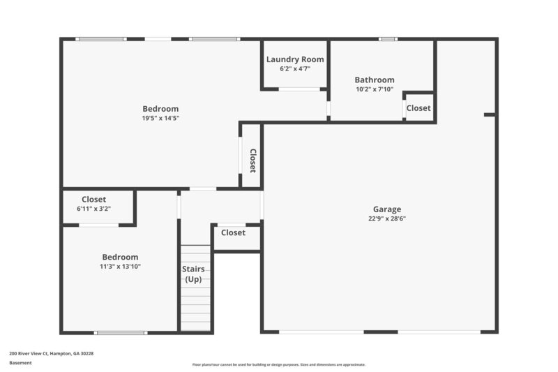 2,095/Mo, 200 River View Court Hampton, GA 30228 Floorplan View 2