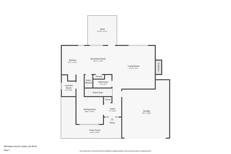 1,775/Mo, 369 Kades Cove Dr Dallas, GA 30132 Floor Plan View 2