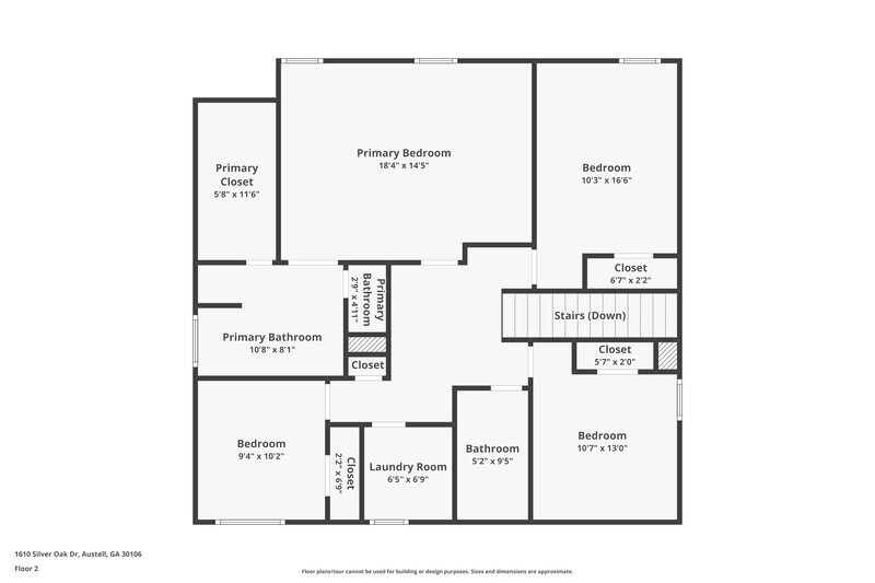 2,275/Mo, 1610 Silver Oak Drive Austell, GA 30106 Floor Plan View 2