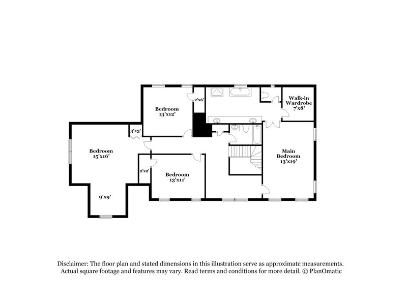 2,590/Mo, 1758 Harmony Trace Lithonia, GA 30058 Floor Plan View