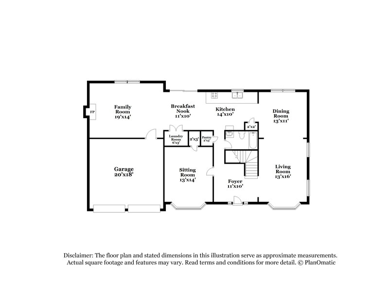 2,590/Mo, 1758 Harmony Trace Lithonia, GA 30058 Floor Plan View 2