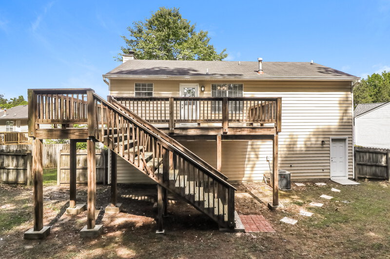2,170/Mo, 3716 Crescent Hill Ln NW Acworth, GA 30101 Rear View