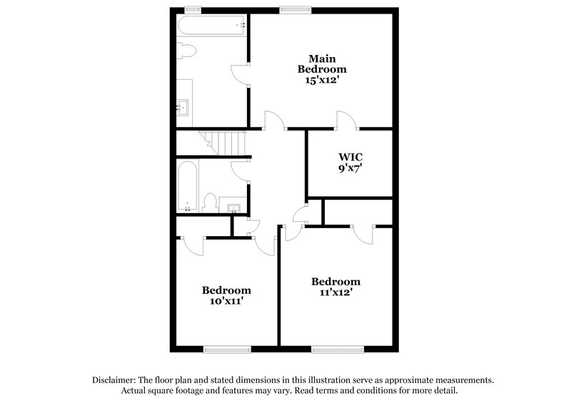 2,590/Mo, 4169 Cedar Ridge Trl Stone Mountain, GA 30083 Floor Plan View 2