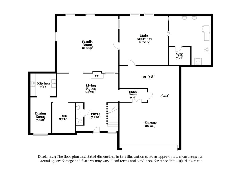 2,400/Mo, 2111 Kellington Dr McDonough, GA 30253 Floor Plan View 2