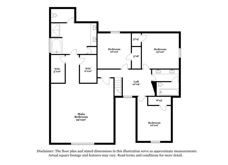 2,375/Mo, 4238 Savannah Drive Atlanta, GA 30349 Floor Plan View 2