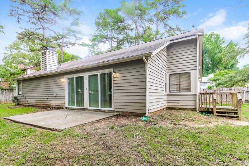 1,855/Mo, 5396 Kelleys Mill Cir Stone Mountain, GA 30088 Rear View