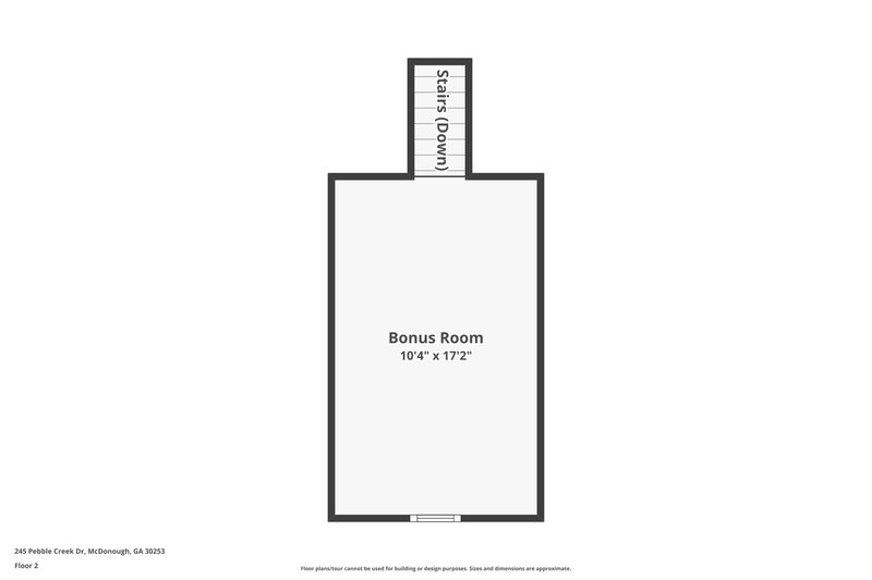 1,810/Mo, 245 Pebble Creek Drive McDonough, GA 30253 Floor Plan View 2