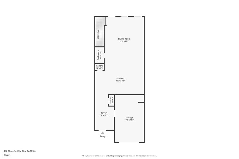 1,685/Mo, 218 Alton Cir Villa Rica, GA 30180 Floor Plan View