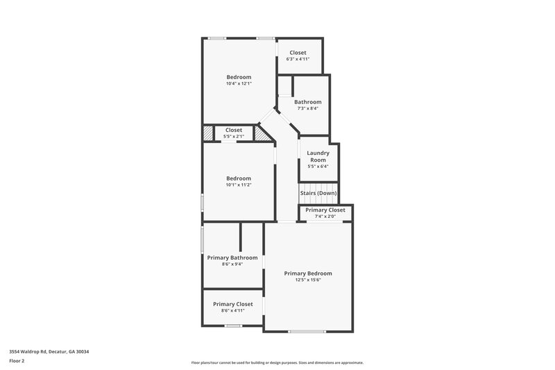 2,015/Mo, 3554 Waldrop Rd Decatur, GA 30034 Floor Plan View 2