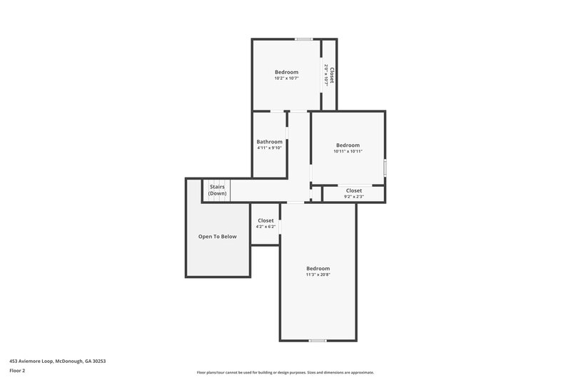 2,065/Mo, 453 Aviemore Loop McDonough, GA 30253 Floor Plan View