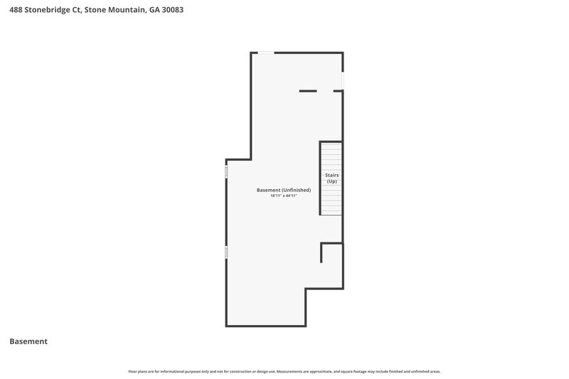 2,095/Mo, 488 Stonebridge Ct Stone Mountain, GA 30083 Floor Plan View