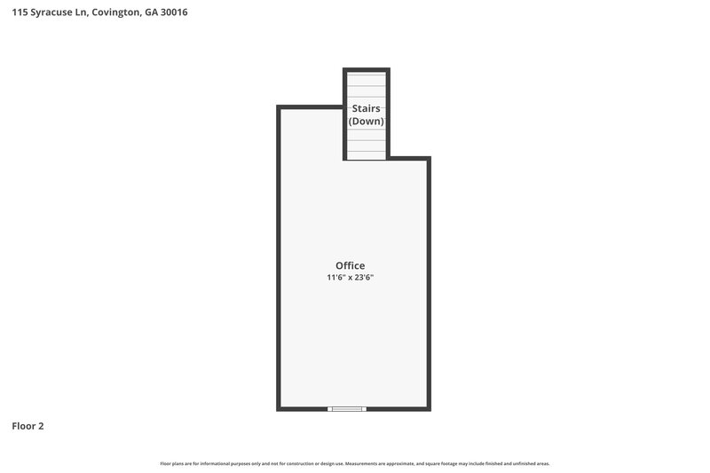 1,970/Mo, 115 Syracuse Lane Covington, GA 30016 Floor Plan View 2