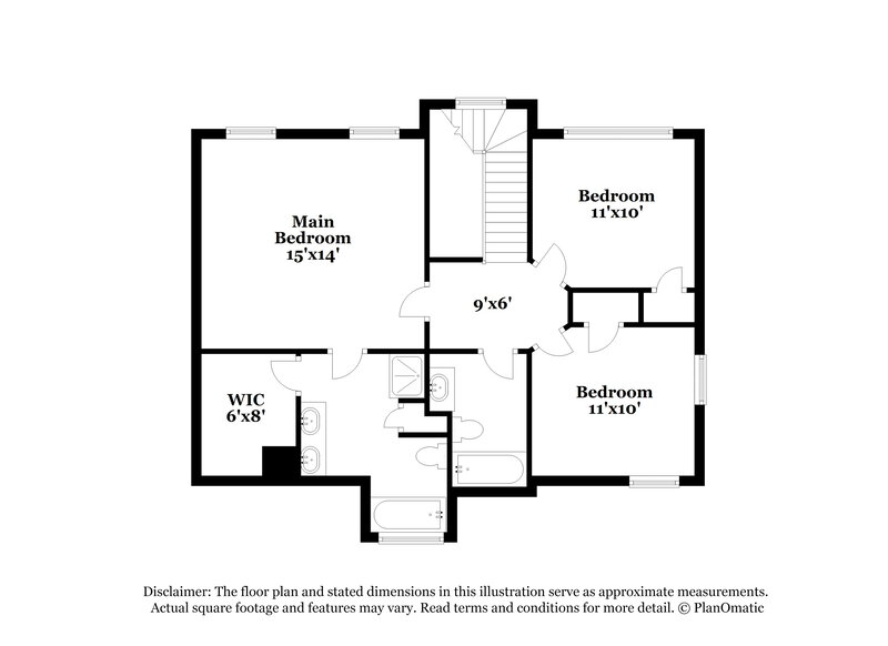 2,040/Mo, 3063 Standing Rock Ct Lithia Springs, GA 30122 Floor Plan View 2