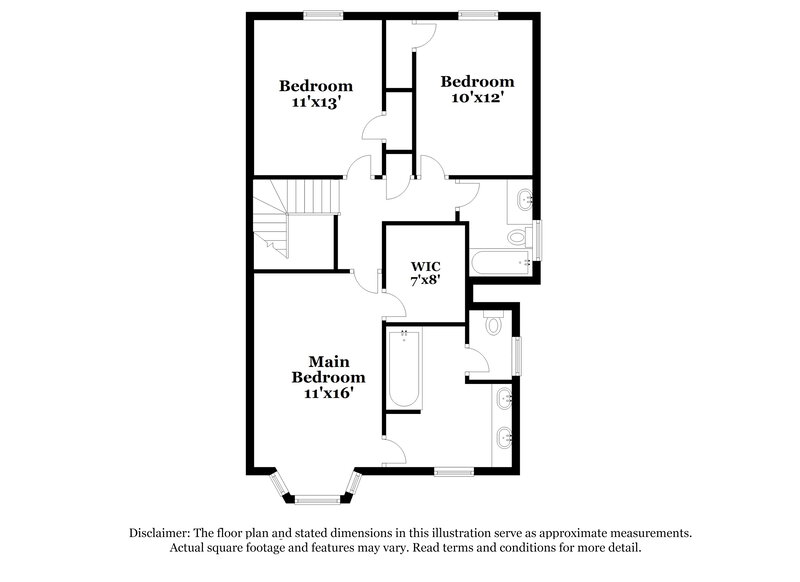 2,760/Mo, 839 Ashley Lane Stone Mountain, GA 30087 Floor Plan View 2