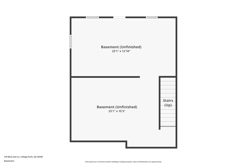 2,000/Mo, 310 Blue Sail Lane College Park, GA 30349 Floor Plan View