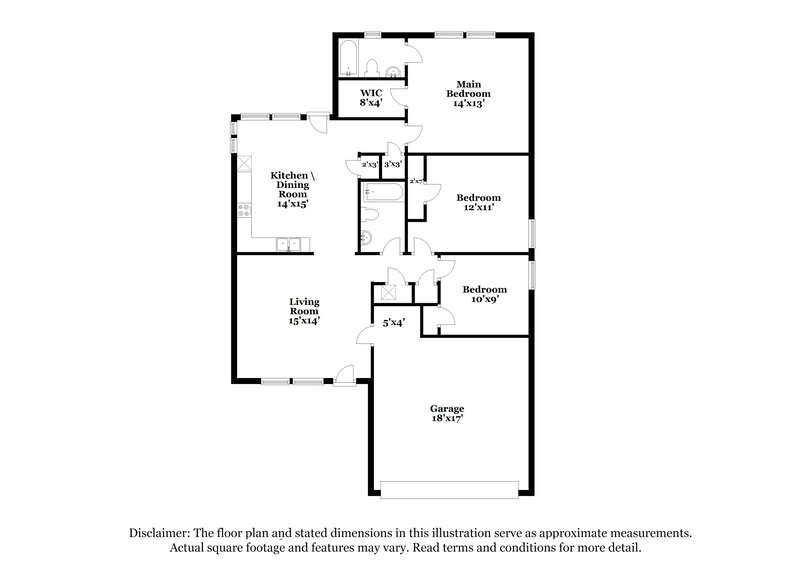 1,810/Mo, 223 Elm Cir Villa Rica, GA 30180 Floorplan View