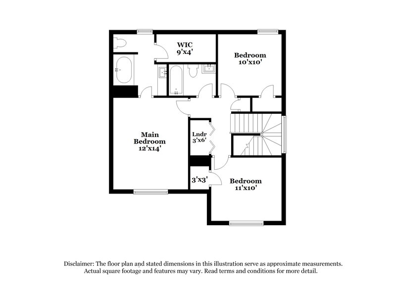 2,840/Mo, 1078 Winterbrook Way Austell, GA 30168 Floorplan View