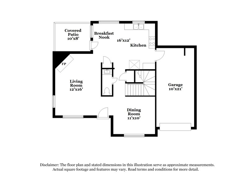 2,840/Mo, 1078 Winterbrook Way Austell, GA 30168 Floorplan View 2