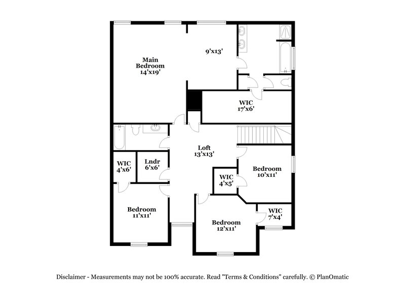 2,165/Mo, 4782 Brookwood Place Atlanta, GA 30349 Floor Plan View 2