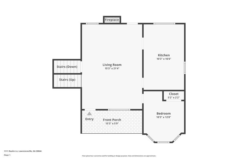 1,955/Mo, 1111 Realm Lane Lawrenceville, GA 30044 Floor Plan View