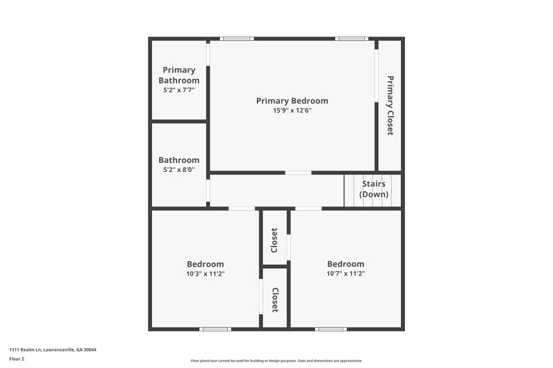 1,955/Mo, 1111 Realm Lane Lawrenceville, GA 30044 Floor Plan View 2