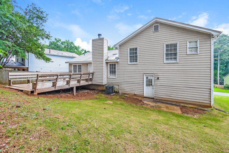 1,955/Mo, 1111 Realm Lane Lawrenceville, GA 30044 Rear View