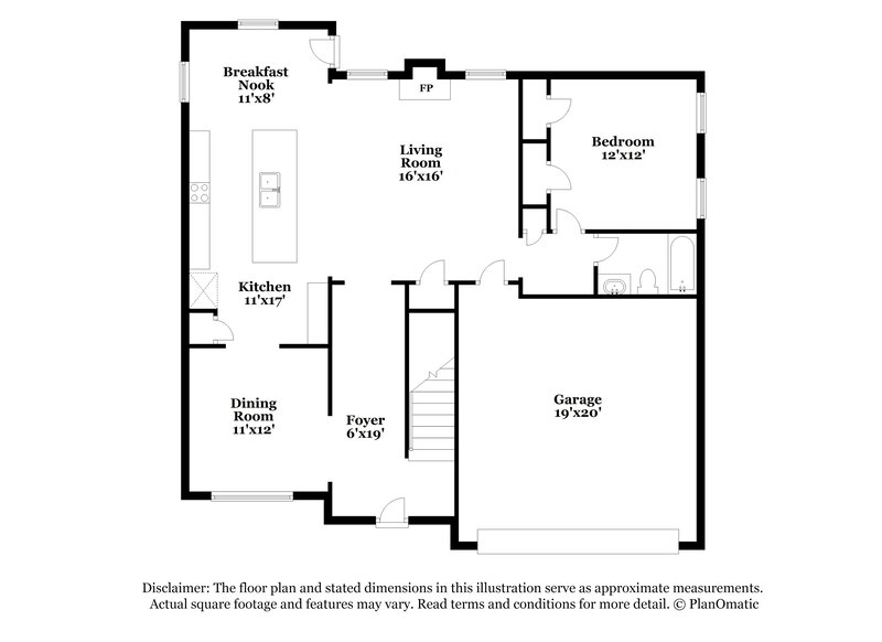 3,010/Mo, 357 Daffodil Dr Temple, GA 30179 Floor Plan View