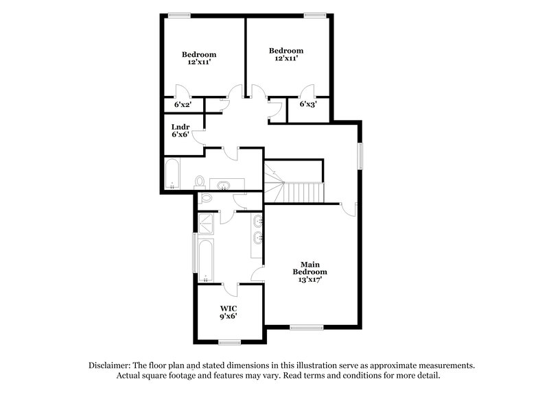 1,790/Mo, 305 Crestfield Circle Covington, GA 30016 Floor Plan View