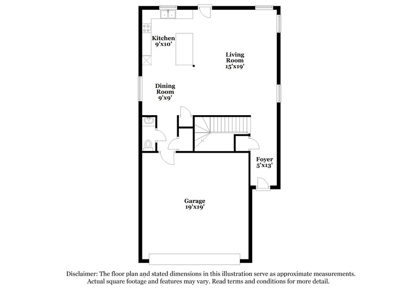 1,790/Mo, 305 Crestfield Circle Covington, GA 30016 Floor Plan View 2