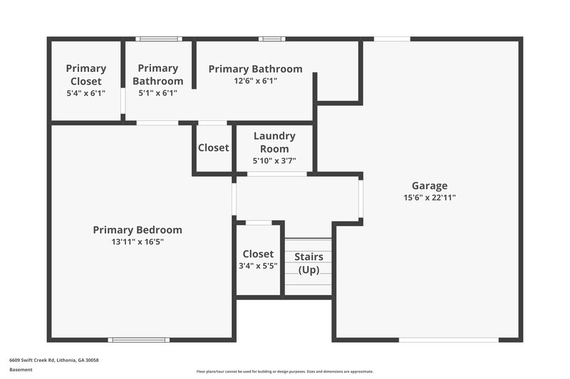 1,910/Mo, 6609 Swift Creek Rd Lithonia, GA 30058 Floor Plan View