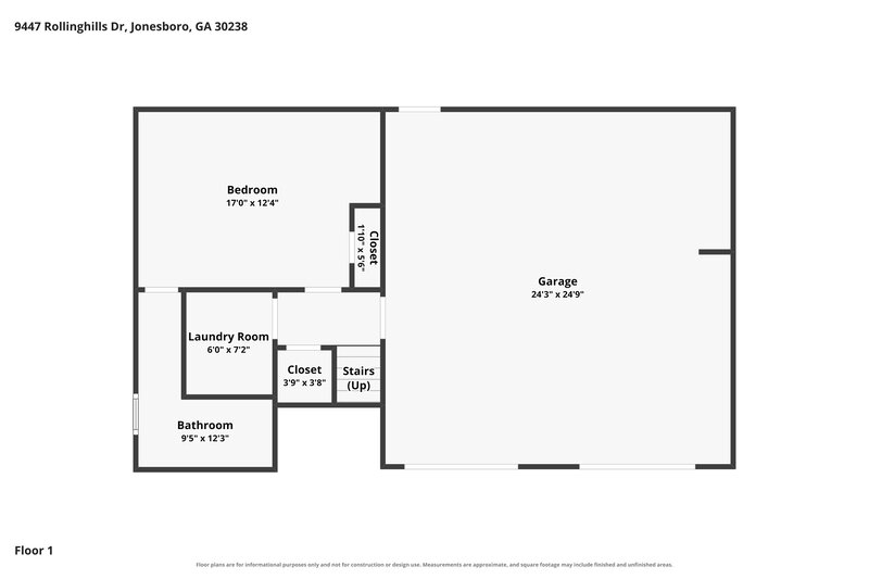 2,020/Mo, 9447 Rollinghills Dr Jonesboro, GA 30238 Floor Plan View