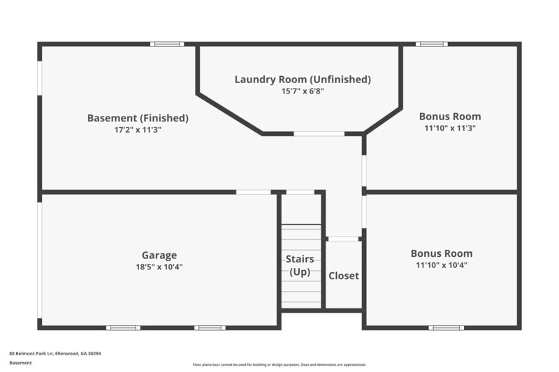 2,360/Mo, 80 Belmont Park Ln Ellenwood, GA 30294 Floorplan View 2