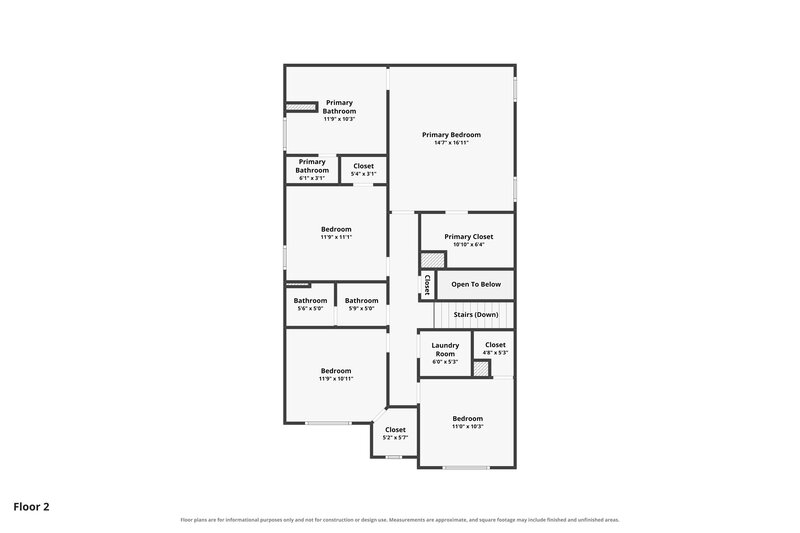 2,580/Mo, 461 Townsend Bnd Stockbridge, GA 30281 Floor Plan View 2