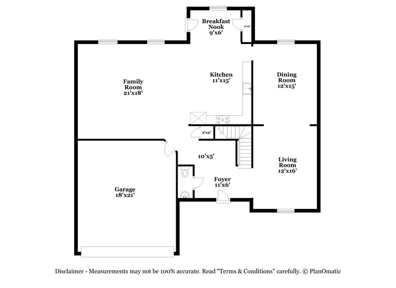 2,410/Mo, 20 Sycamore St Cartersville, GA 30120 Floor Plan View