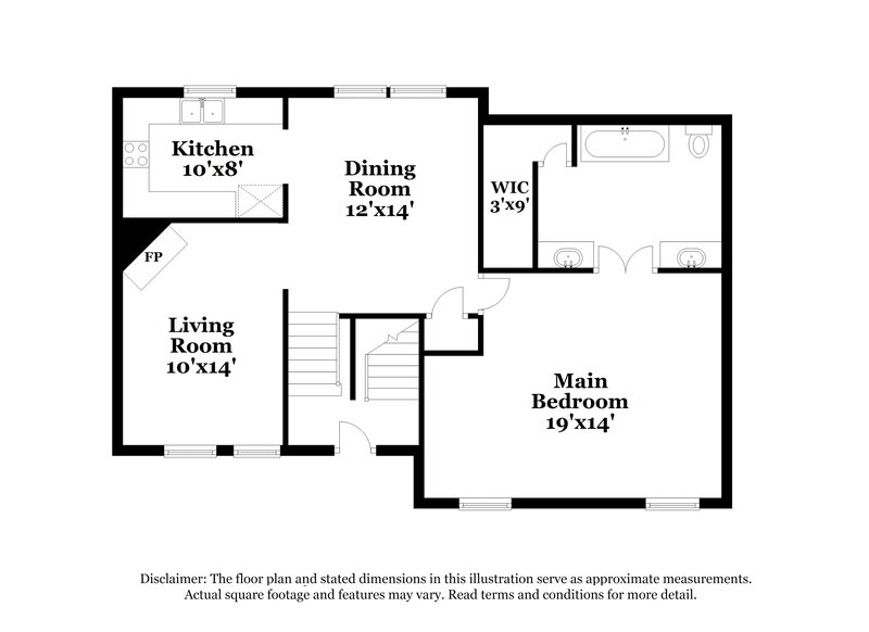 2,070/Mo, 1511 Norman Crossing Atlanta, GA 30349 Floorplan View