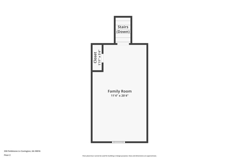 2,940/Mo, 330 Fieldstone Ln Covington, GA 30016 Floor Plan View 2