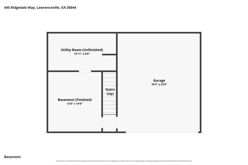 2,280/Mo, 445 Ridgedale Way Lawrenceville, GA 30044 Floor Plan View