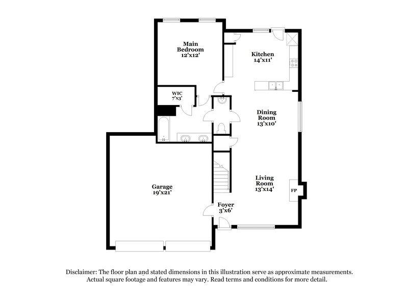 1,705/Mo, 109 St Ann St Dallas, GA 30157 Floor Plan View 2