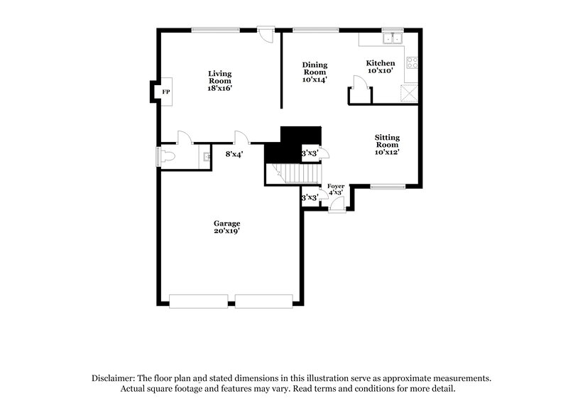 1,900/Mo, 3963 Waldrop Hills Dr Decatur, GA 30034 Floor Plan View
