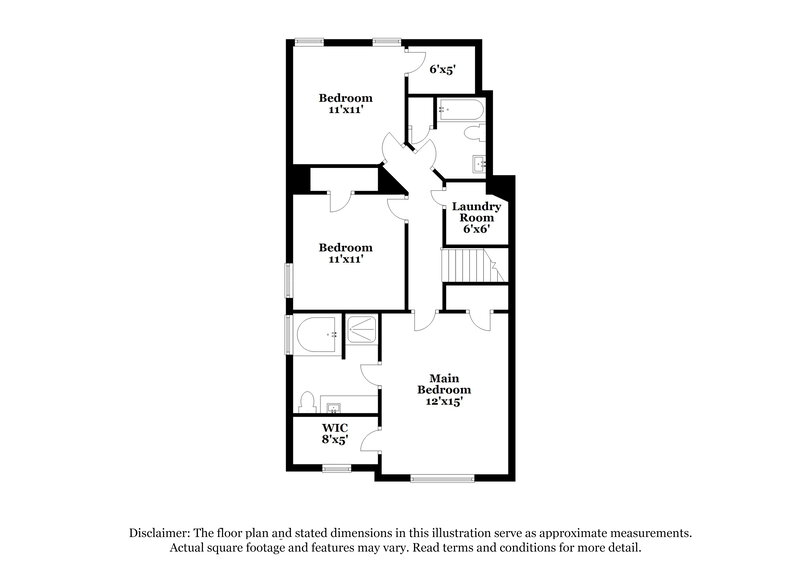 1,900/Mo, 3963 Waldrop Hills Dr Decatur, GA 30034 Floor Plan View 2