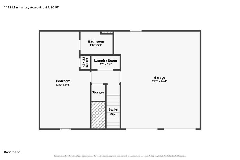 2,220/Mo, 1118 Marina Ln Acworth, GA 30101 Floor Plan View