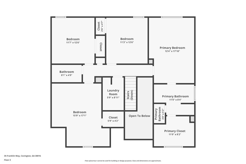 2,080/Mo, 35 Franklin Way Covington, GA 30016 Floor Plan View 2