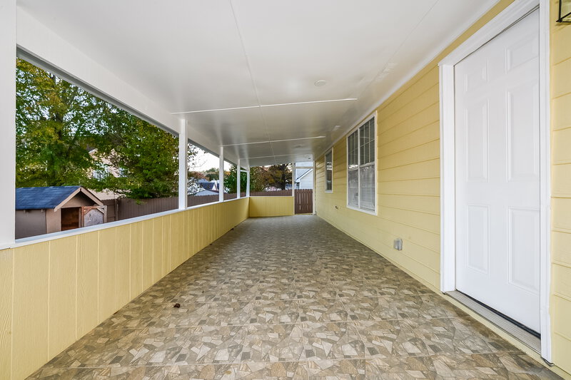 1,725/Mo, 5900 Green Meadow Way Rex, GA 30273 Rear Porch View