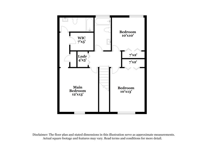 1,850/Mo, 128 Oak Grove Pl Acworth, GA 30102 Floor Plan View 2