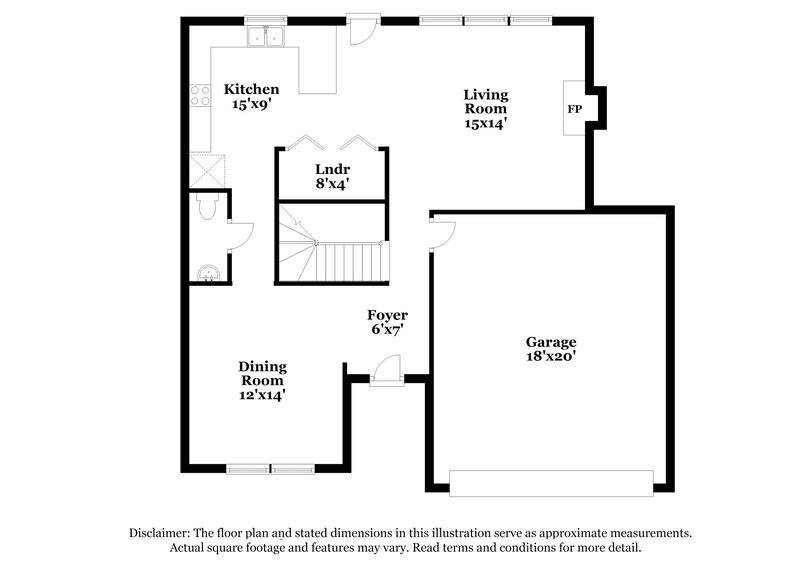 2,195/Mo, 1001 Maidstone Court Marietta, GA 30066 Floor Plan View