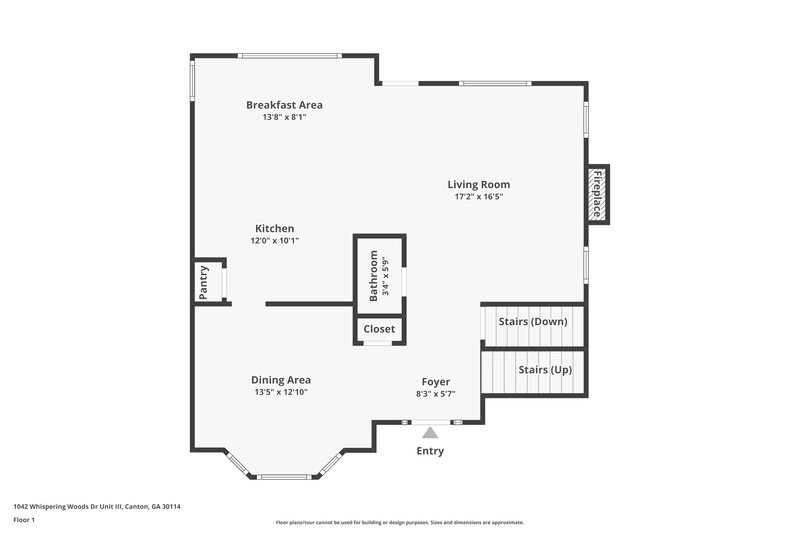 2,115/Mo, 1042 Whispering Woods Drive Canton, GA 30114 Floor Plan View 2