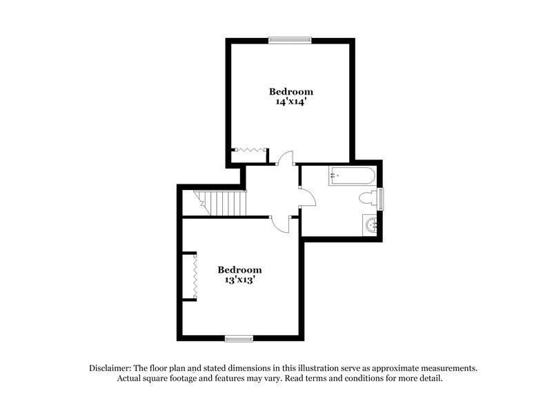 2,105/Mo, 3758 Stillwood Ct Marietta, GA 30066 Floor Plan View 2