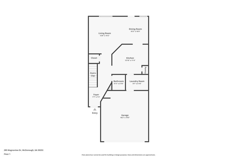 2,070/Mo, 285 Magnaview Dr McDonough, GA 30253 Floor Plan View